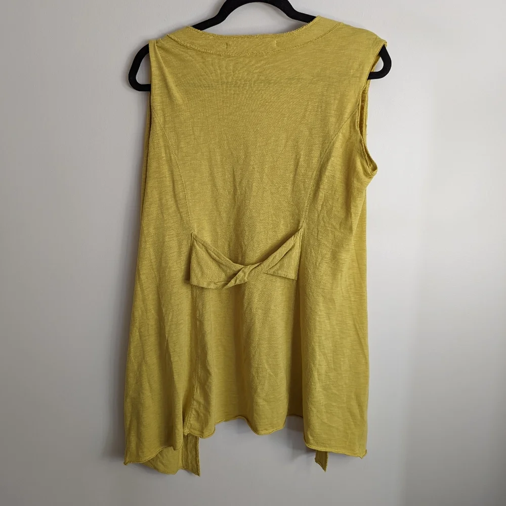 Athleta long line Open Front Cardigan Vest with pockets - Picture 5 of 6